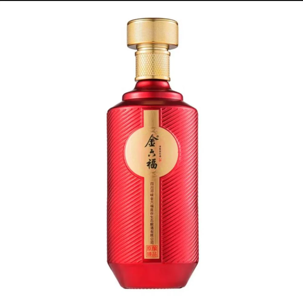 Jinliufu Longevity Chinese Red Light Aroma Baijiu 53% 500ml - Image 3