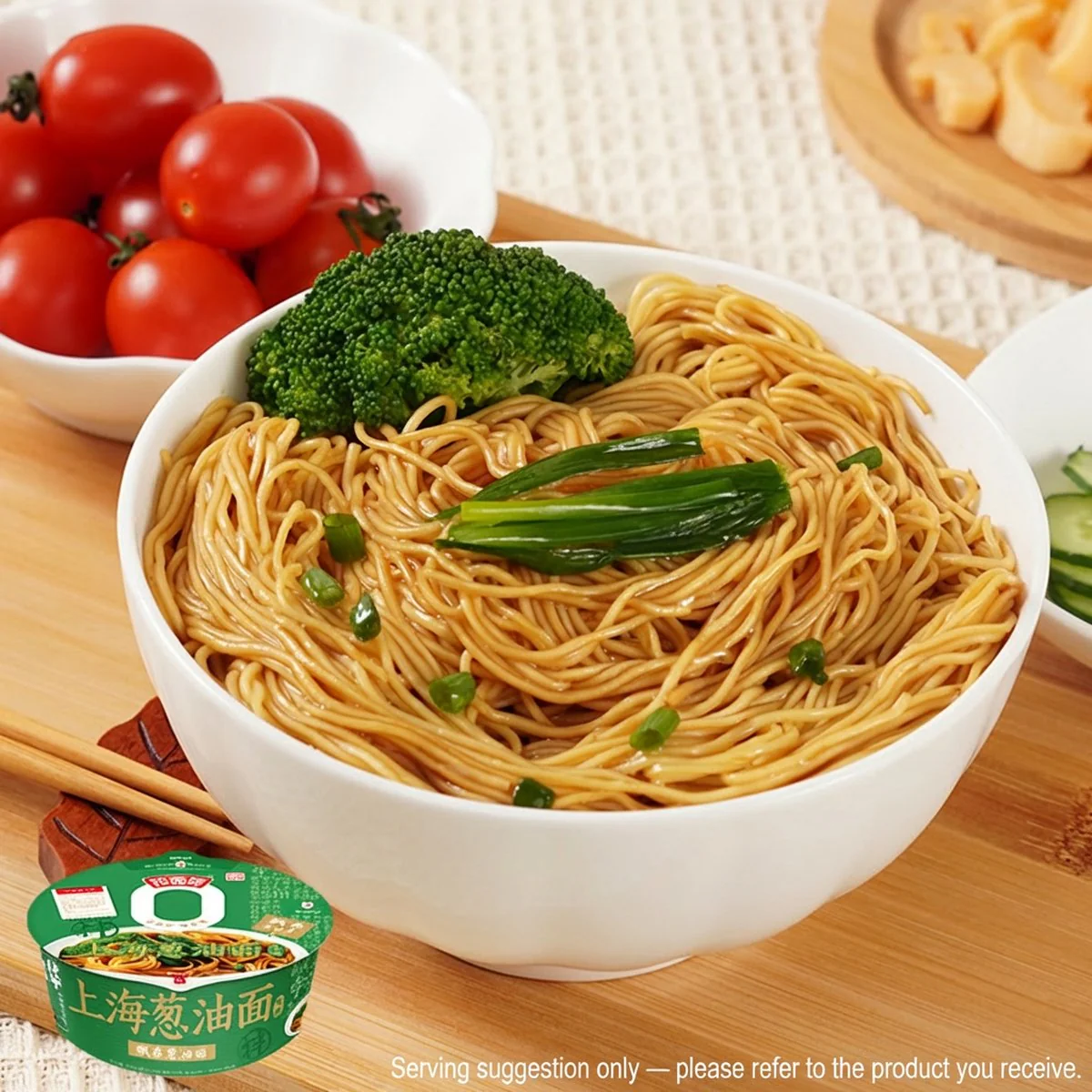 Jinmailang Lamian Fan Shanghai Scallion Oil Noodles Bowl 118g - 'Cong You Ban Mian' Style - Image 2