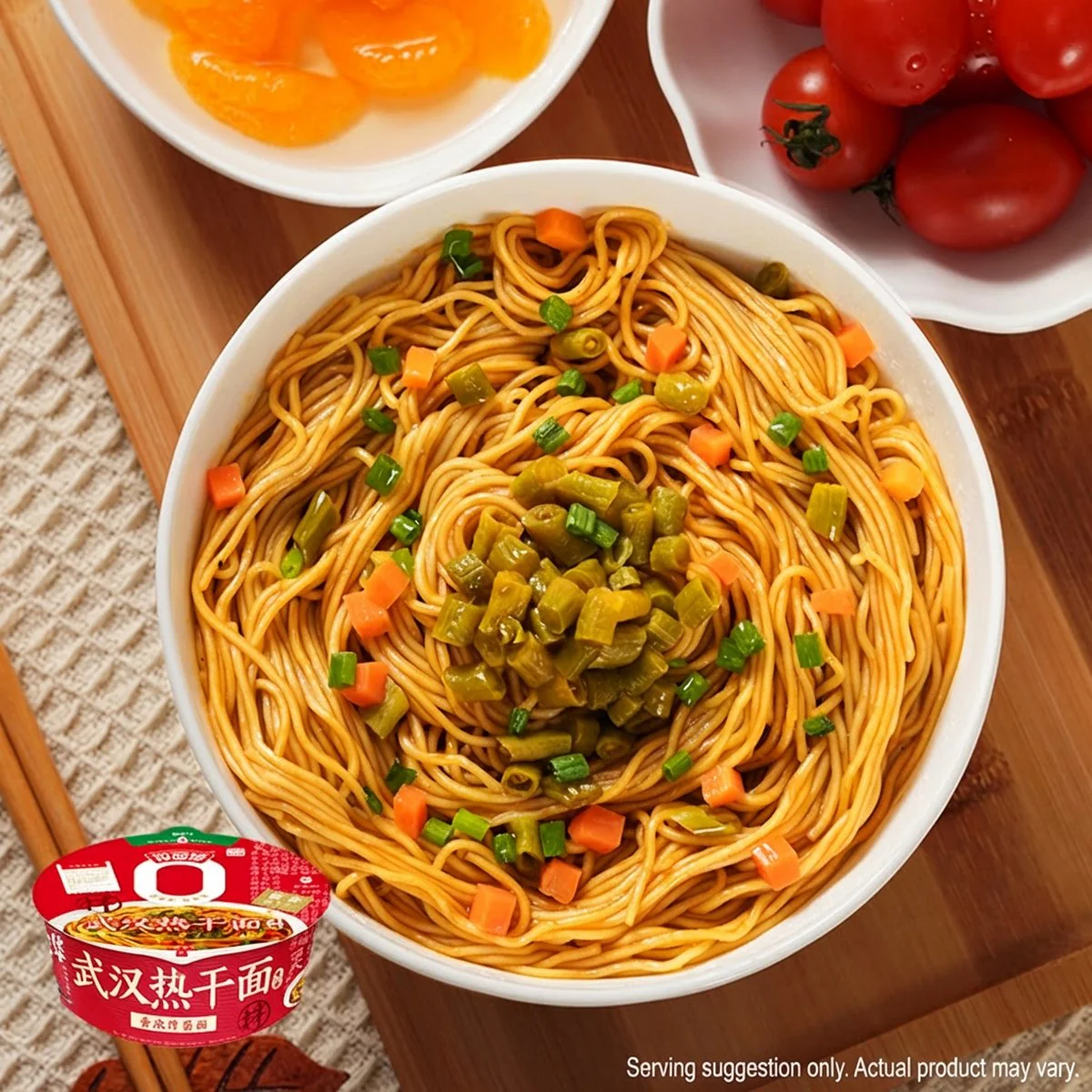 Jinmailang Lamian Fan Wuhan Hot Dry Noodles 125g - Image 2