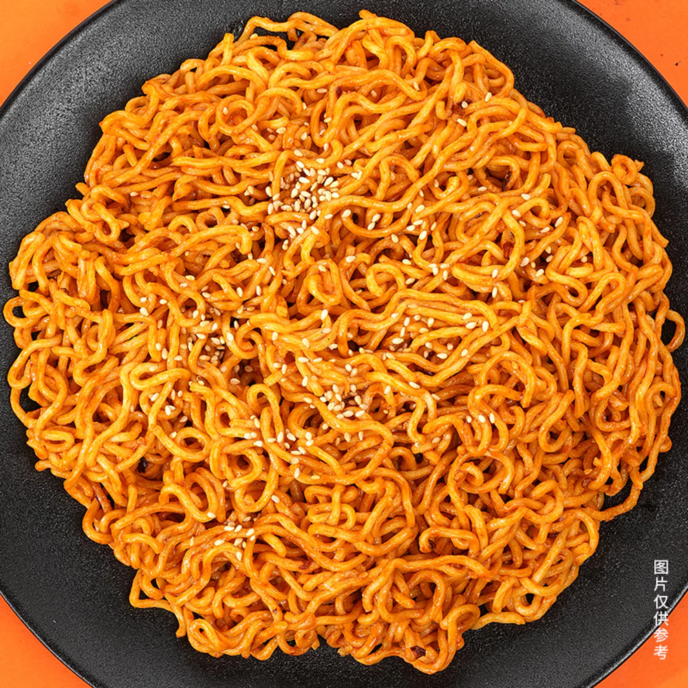 Jinmailang “One-and-a-Half Bag” Creamy Hot Chicken Stir-Fry Instant Noodles – 133g × 5 Pack - Image 3