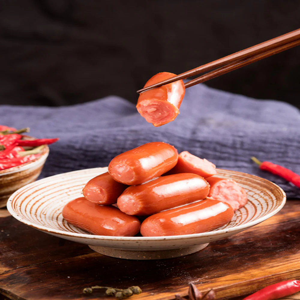Jinmofang Crispy Cartilage Pork Sausages 80g - Ready-to-Eat Snack - Image 2