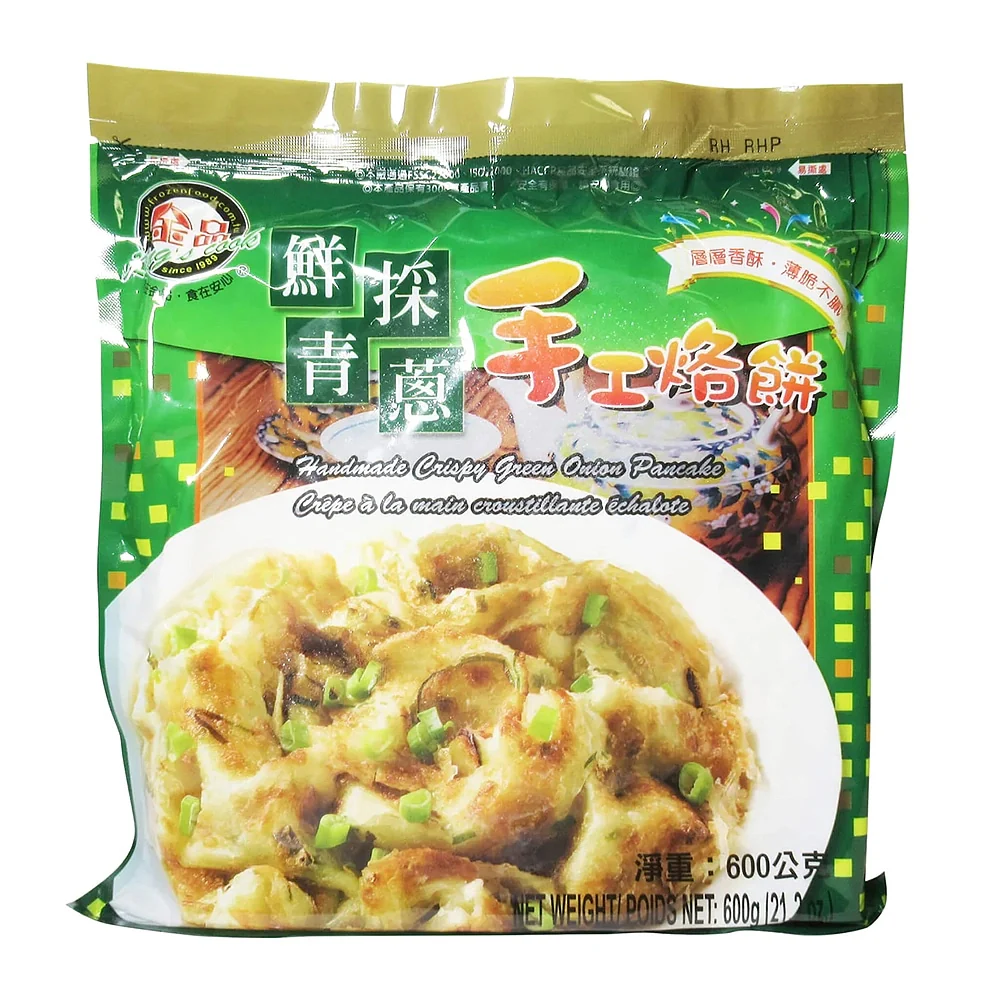 Jinpin Frozen Handmade Crispy Green Onion Pancake - 600g