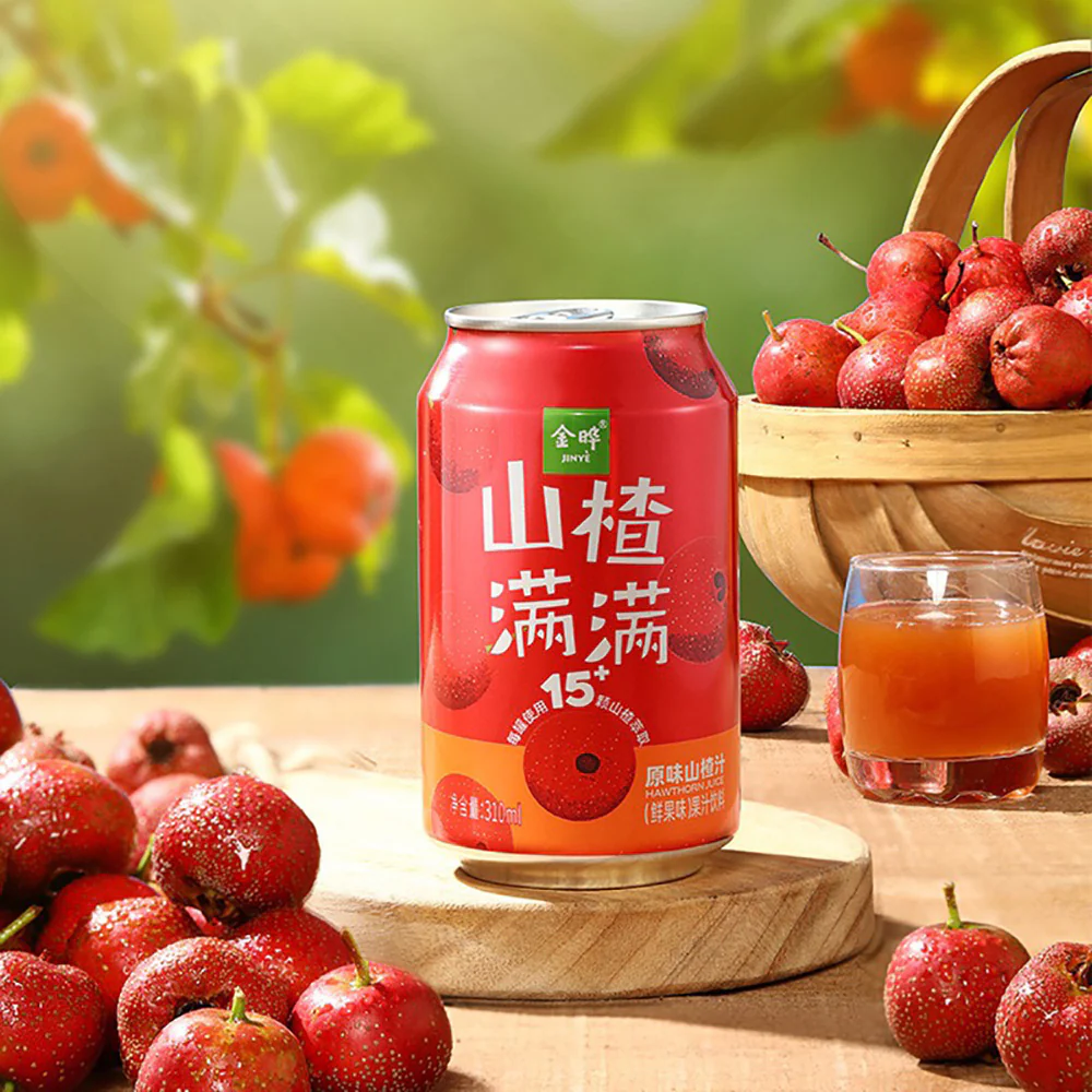 Jinye Shanmanman Hawthorn Juice 310ml x 24 - Image 2