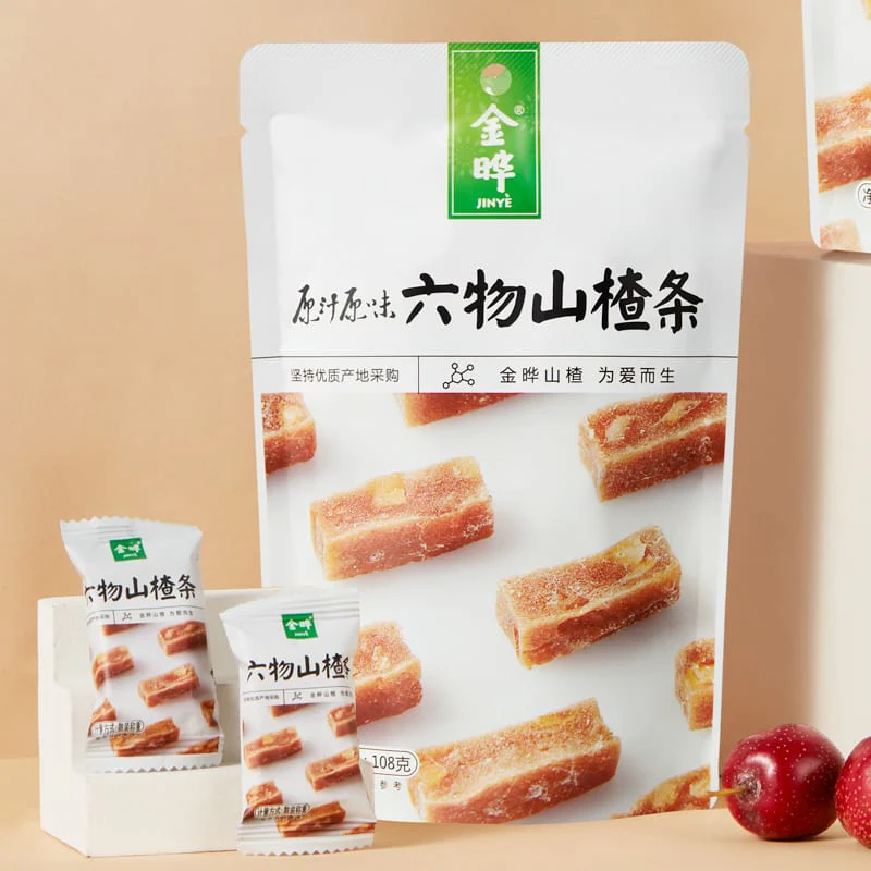 Jinye Six-Ingredient Hawthorn Sticks - 108g - Image 2