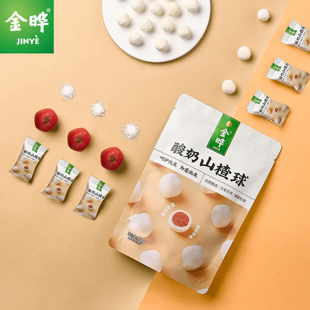 JINYE Yogurt Hawthorn Balls 45g - Image 4