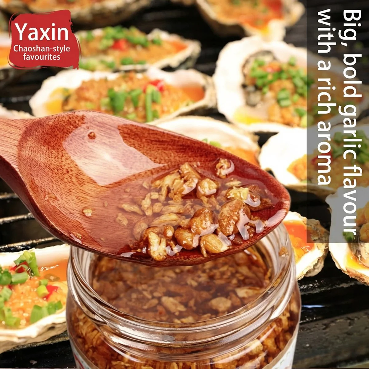 Jinyu Fried Garlic in Aromatic Oil 150g – Crunchy Garlic Topping - Image 3
