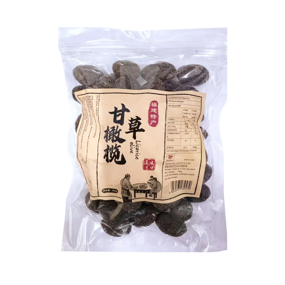 Jinyuan Licorice Olives 500g