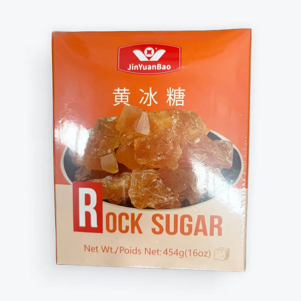JinYuanBao Yellow Rock Sugar 454g
