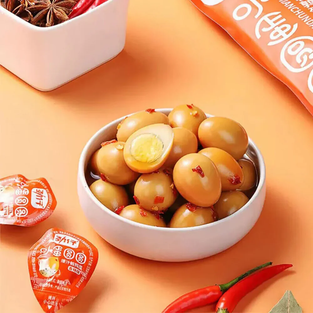 Jinzai Juicy Quail Eggs with Braised Flavor - 120g - Image 2