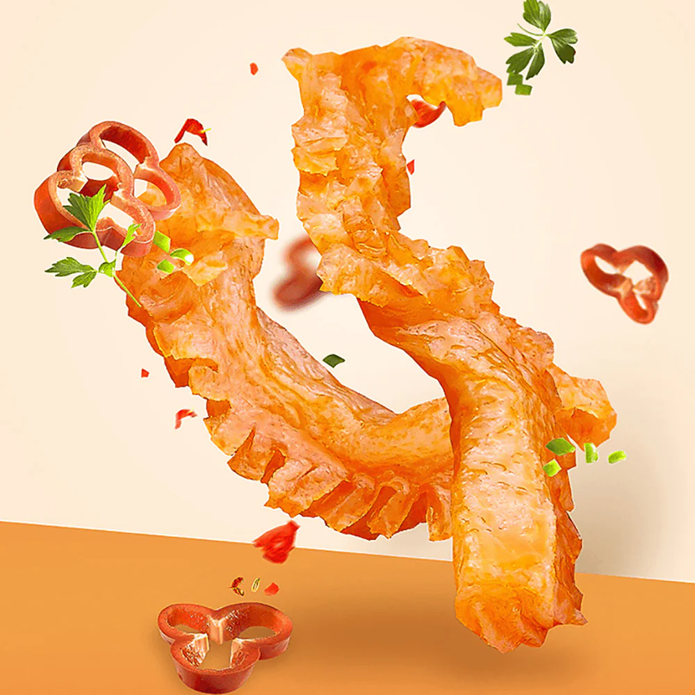 Jinzai Spicy Sichuan Flavor Konjac Snack - 18g x 20 Packs - Image 3