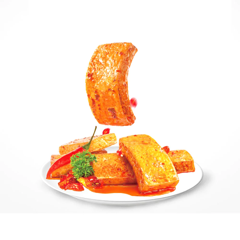 Jinzai Spicy Thick Tofu Snack - 20 Packs of 20g - Image 3