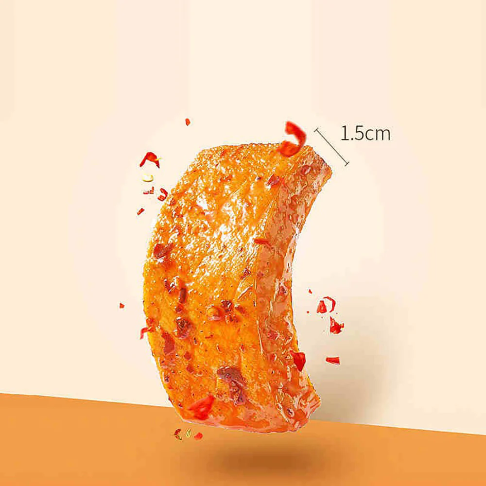 Jinzai Spicy Thick Tofu Snack - 20 Packs of 20g - Image 4