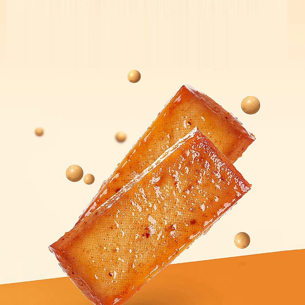 Jinzai Spicy Thick Tofu Snack - 20 Packs of 20g - Image 5