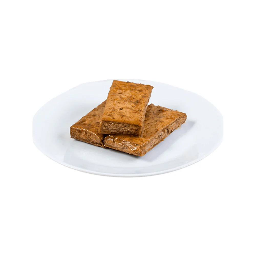 Jinzai Thick Braised Tofu Snack (Soy Sauce Flavour) 108g – Ready-to-Eat Tofu Jerky - Image 2