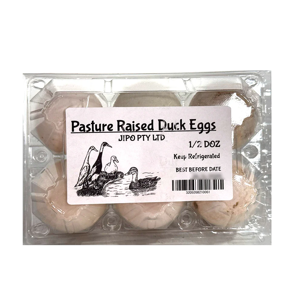 Jipo Pasture Raised Fresh Duck Eggs - 6 Pieces