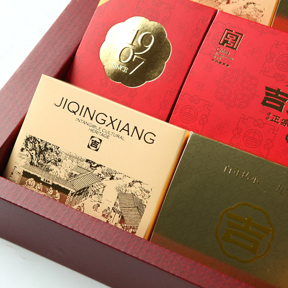 Jiqingxiang Mid-Autumn Pastry Gift Box - 9 Pieces, 600g - Assorted Mooncakes & Traditional Pastries - Image 2