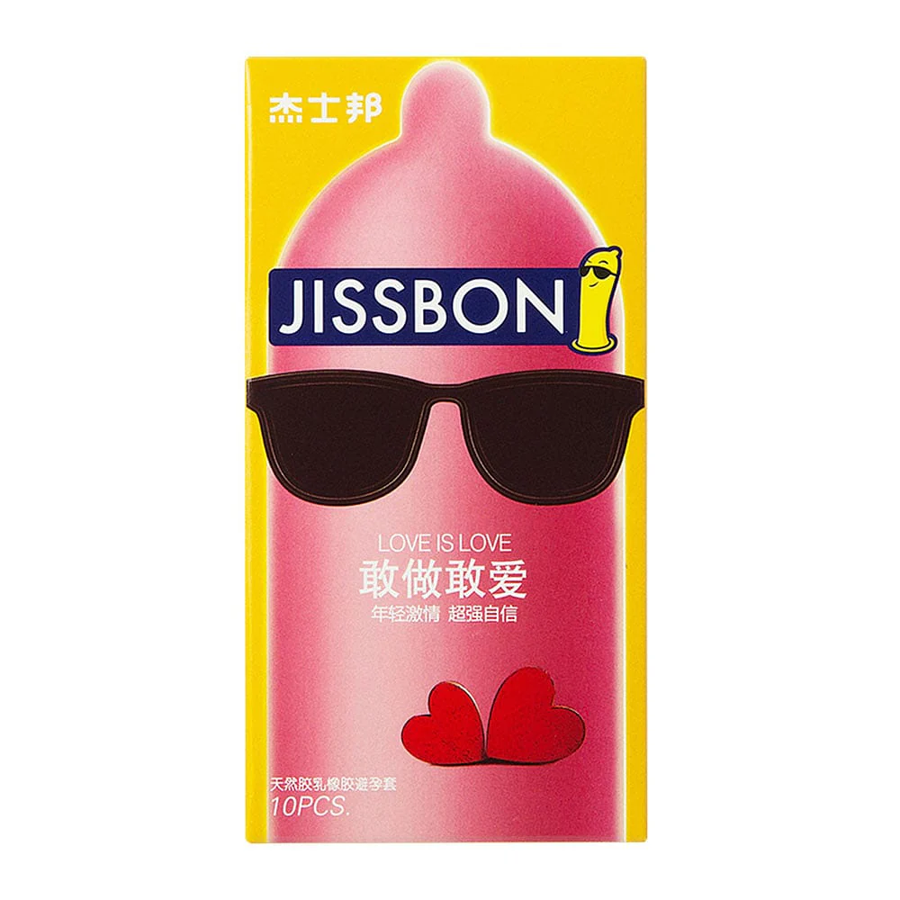 Jissbon Love Condoms - 10 Pieces - Image 2