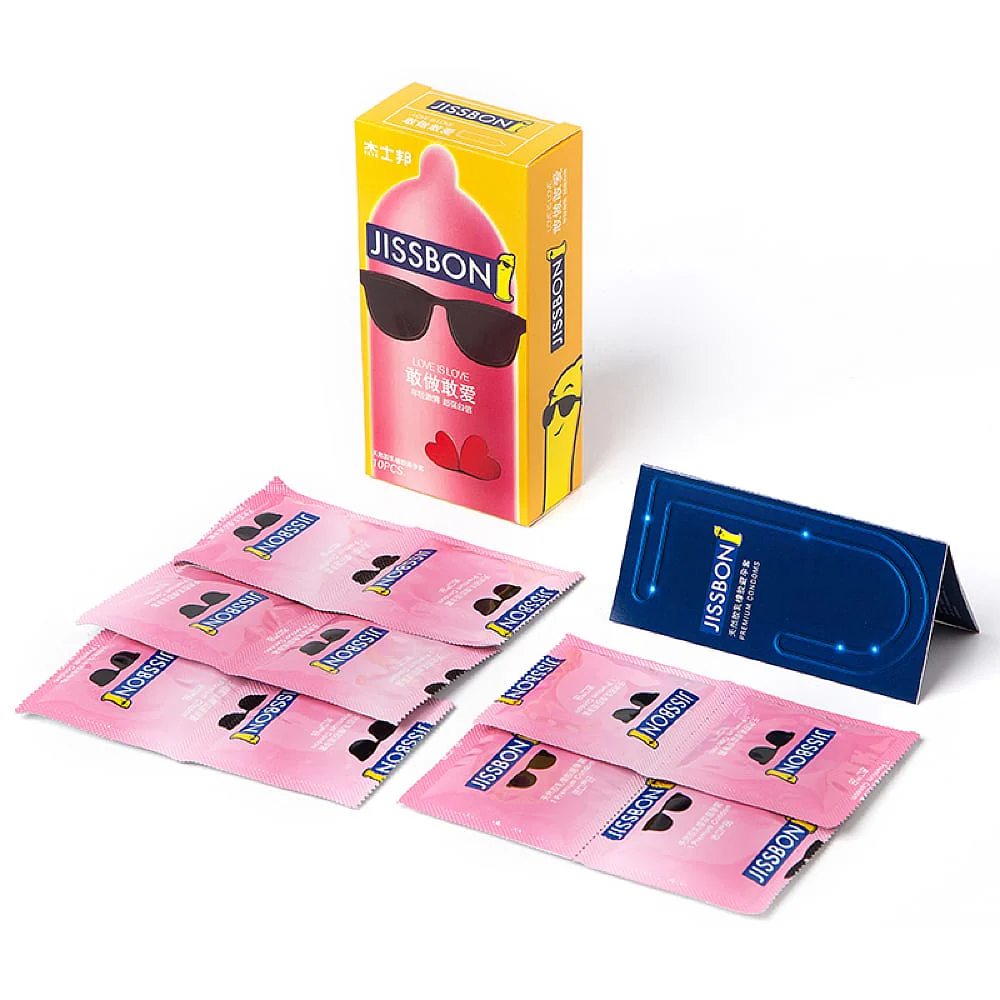 Jissbon Love Condoms - 10 Pieces - Image 5
