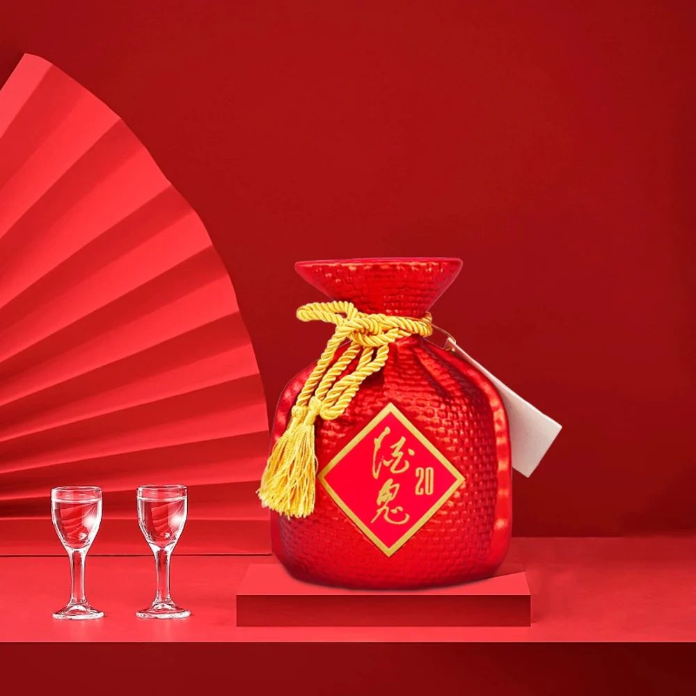 Jiugui Red Jar 20 Aroma-Rich Baijiu Chinese Sorghum Spirit 52% 500ml - Image 2