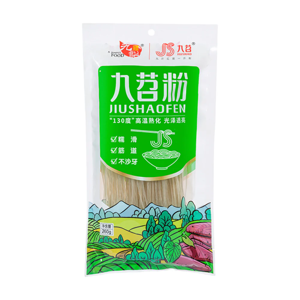 Jiushao Sweet Potato Glass Noodles (Thin) 260g - Sweet Potato Vermicelli