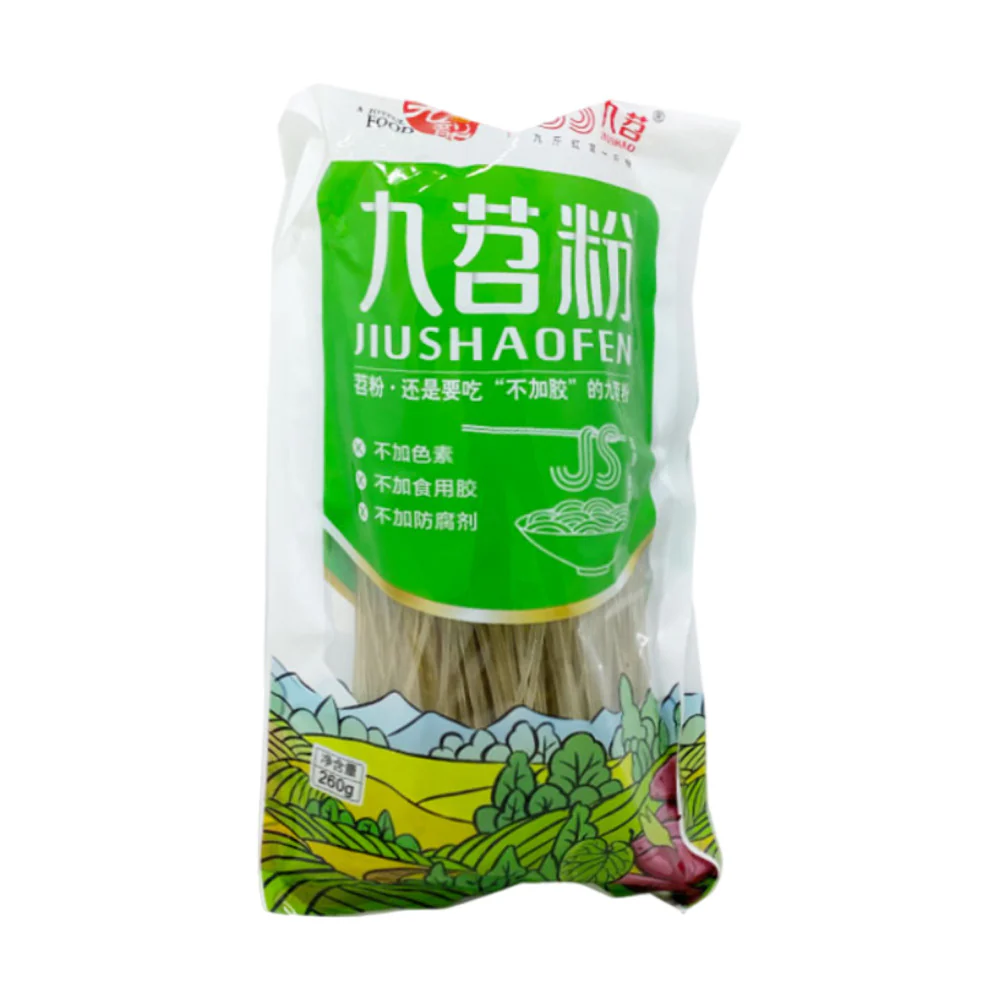 Jiushao Wide Sweet Potato Vermicelli 260g - Broad Glass Noodles