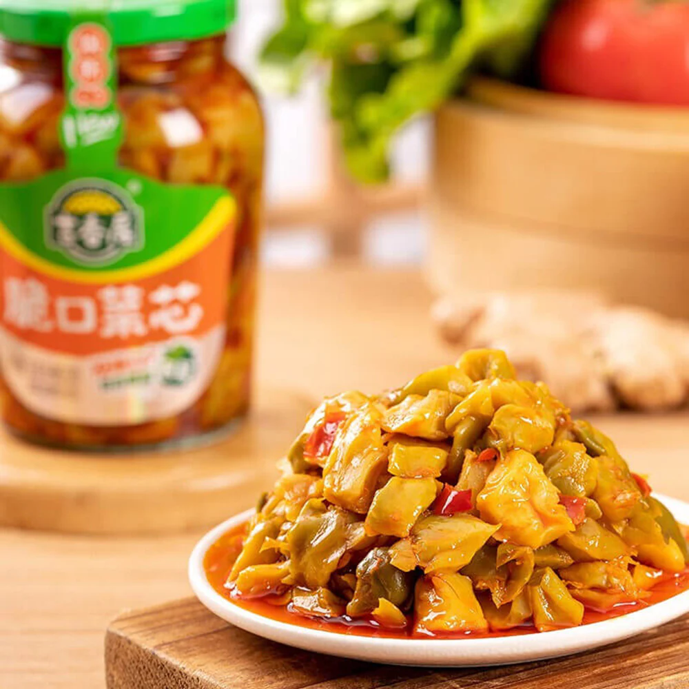 Jixiangju Crispy Pickled Mustard Stems - 350g - Image 2