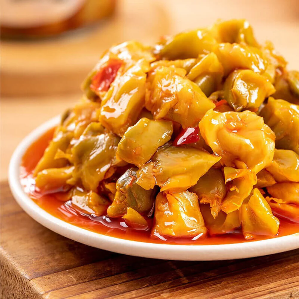 Jixiangju Crispy Pickled Mustard Stems - 350g - Image 3
