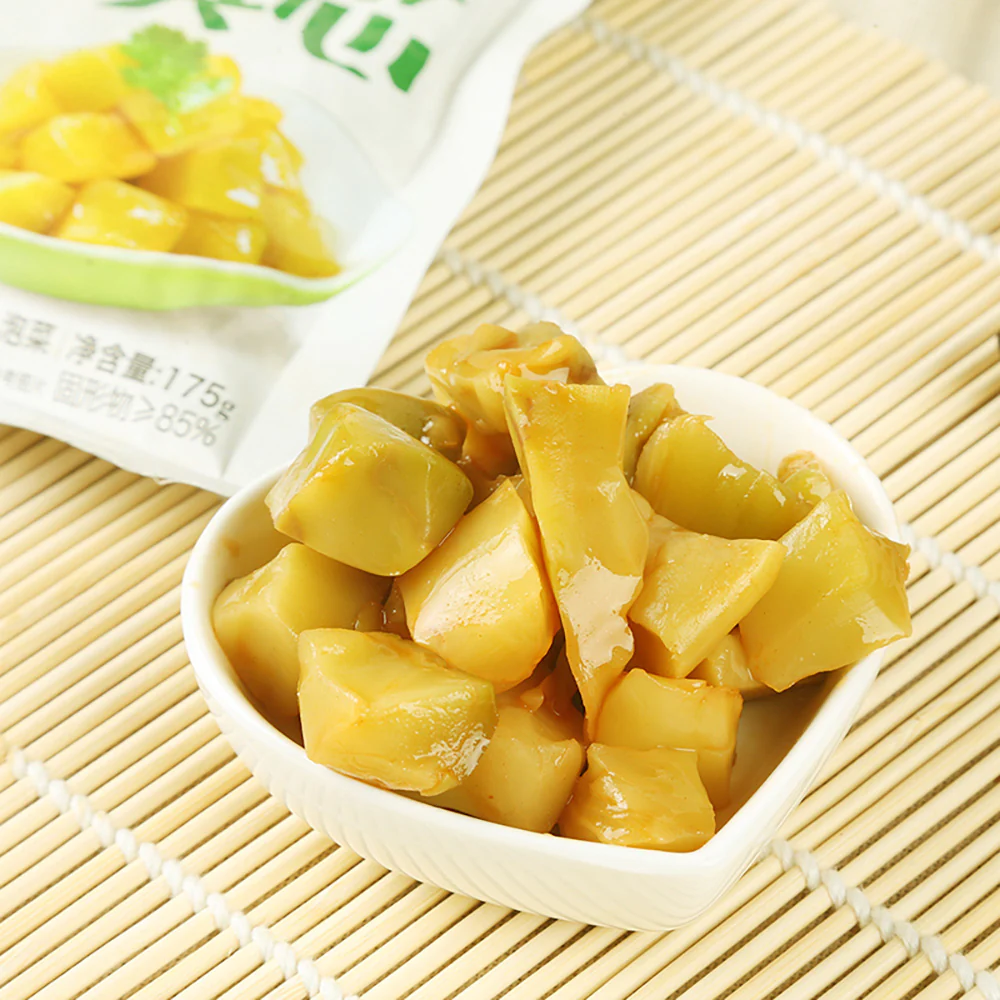 Jixiangju Pickled Mustard Stem - Fresh Flavor, 135g - Image 2