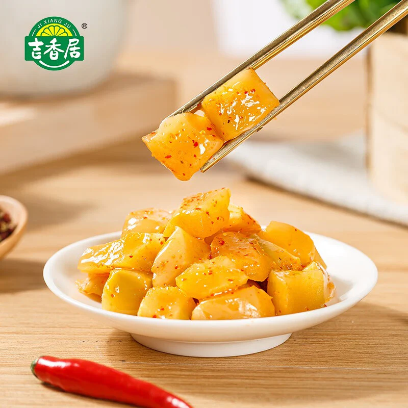 Jixiangju Spicy Pickled Mustard Stem - 135g - Image 4