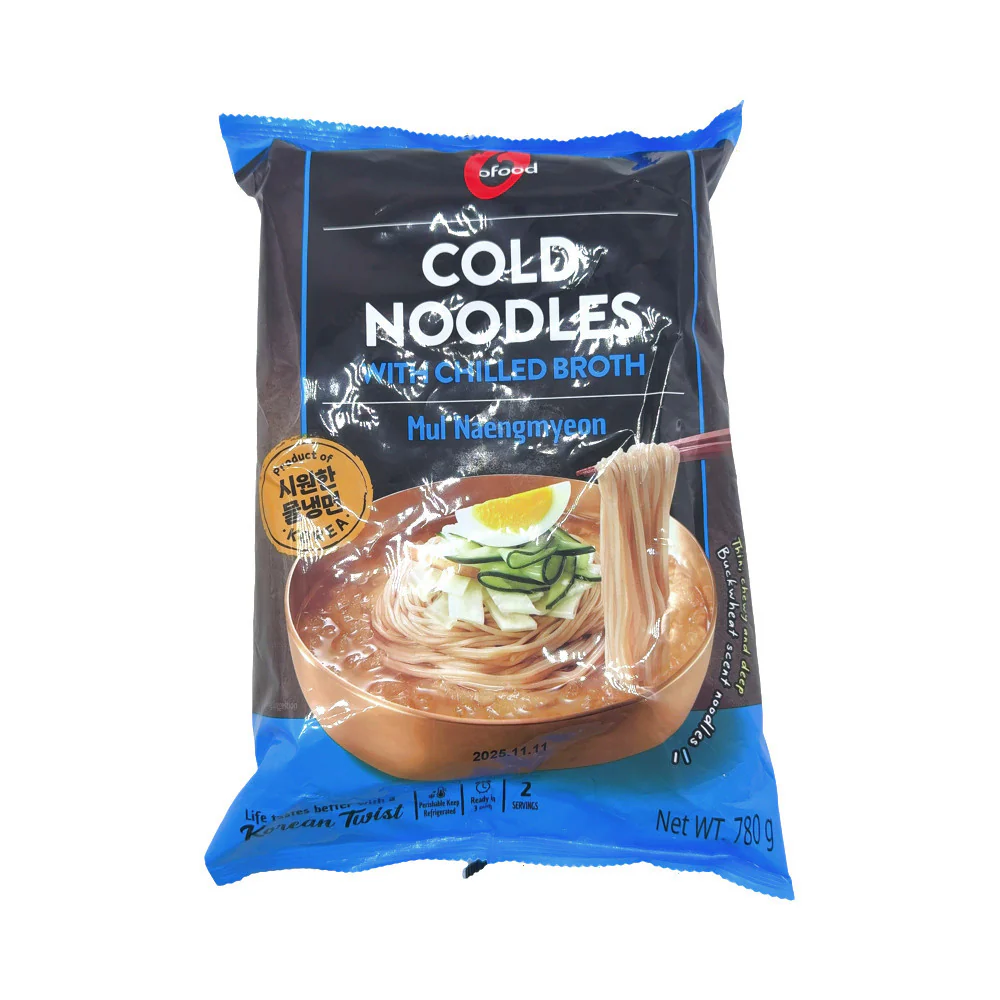 Jongga Korean Cold Noodles with Broth - 2 Servings, 780g