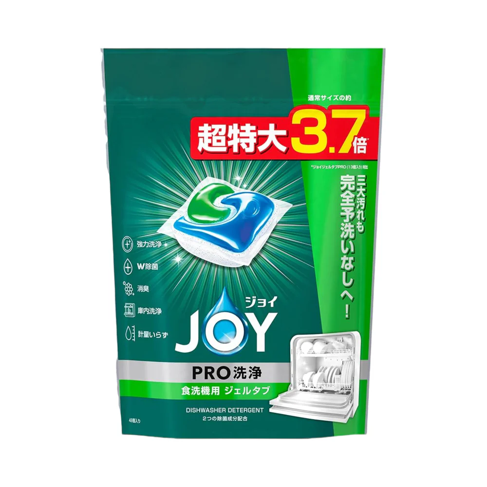 JOY Pro Dishwasher Gel Tabs (3D) - 48 Pack