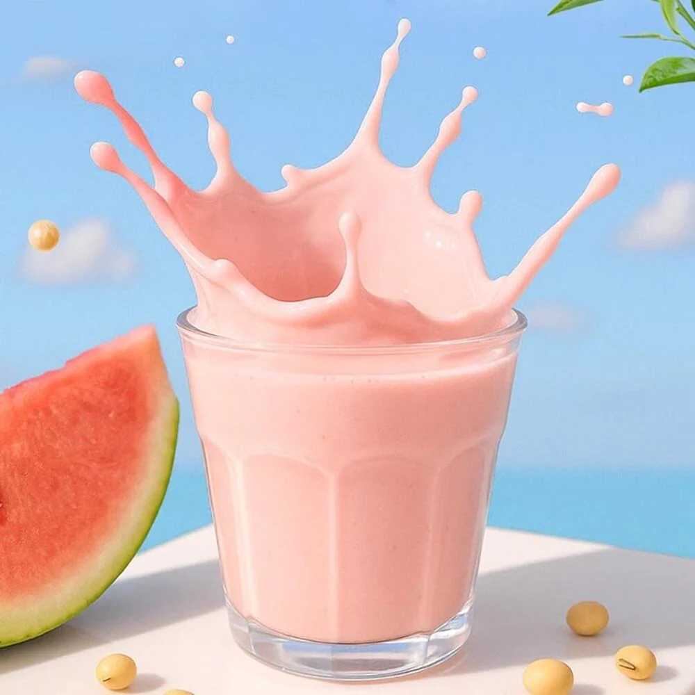 Joyoung Watermelon Soy Milk Tea 20g x 7 Sachets - Image 2