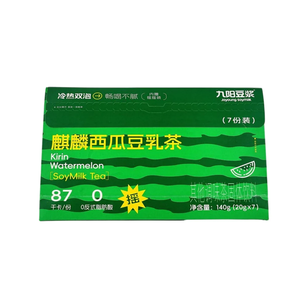 Joyoung Watermelon Soy Milk Tea 20g x 7 Sachets - Image 4