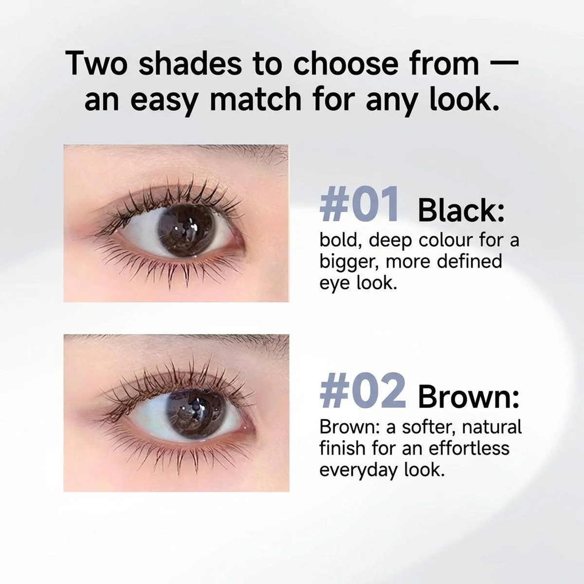 Judydoll 3D Curling Metal Mascara #01 Black 2g - Lengthening & Curling Lash Definition - Image 2