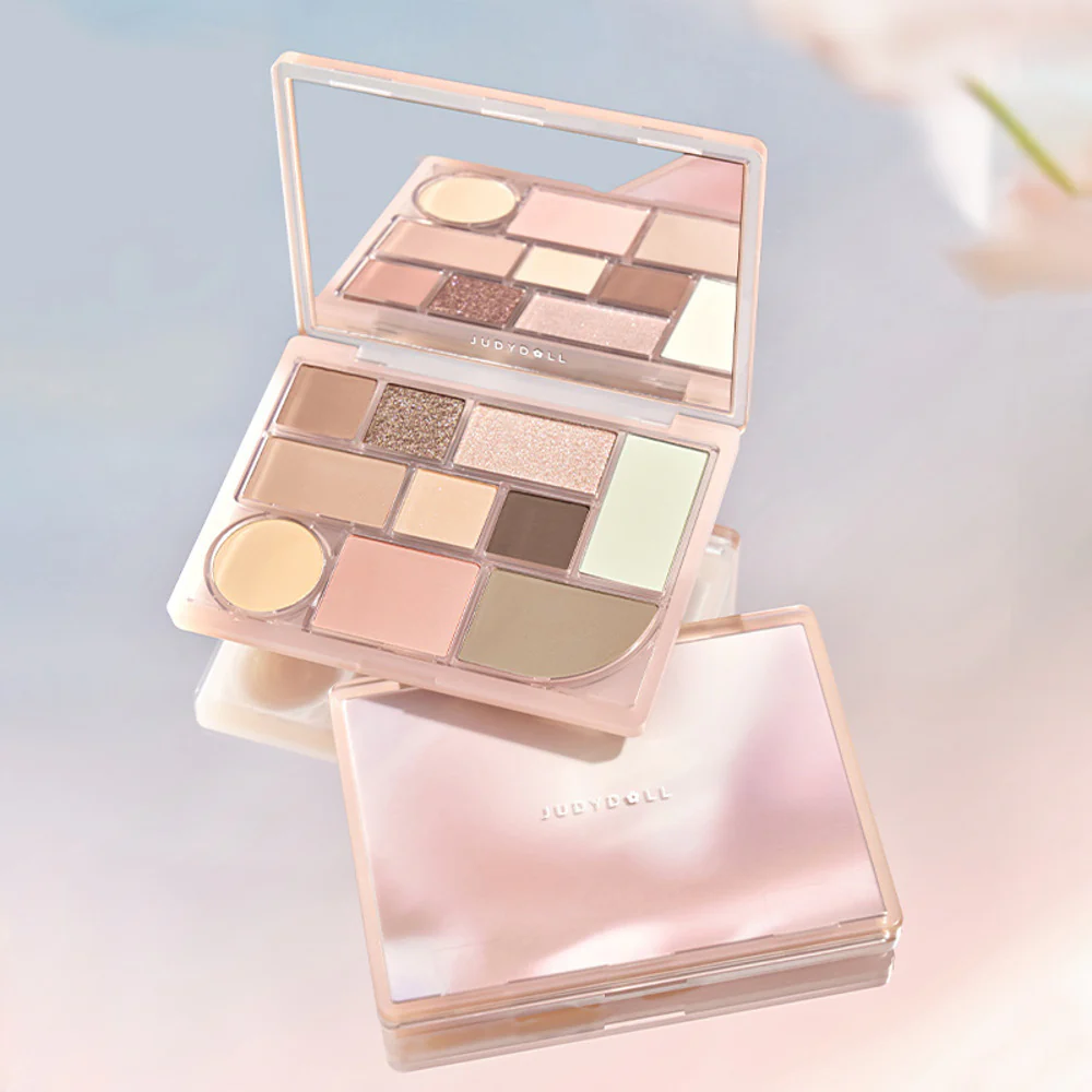 Judydoll All-in-One 10-Color Face & Eye Palette 18.5g – 4 Colorways - Image 3
