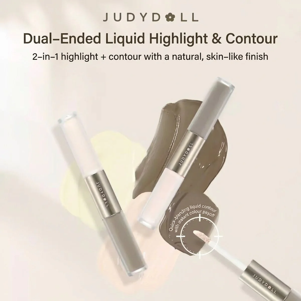 Judydoll Dual-Ended Highlighter and Contour Liquid #02 - Image 3