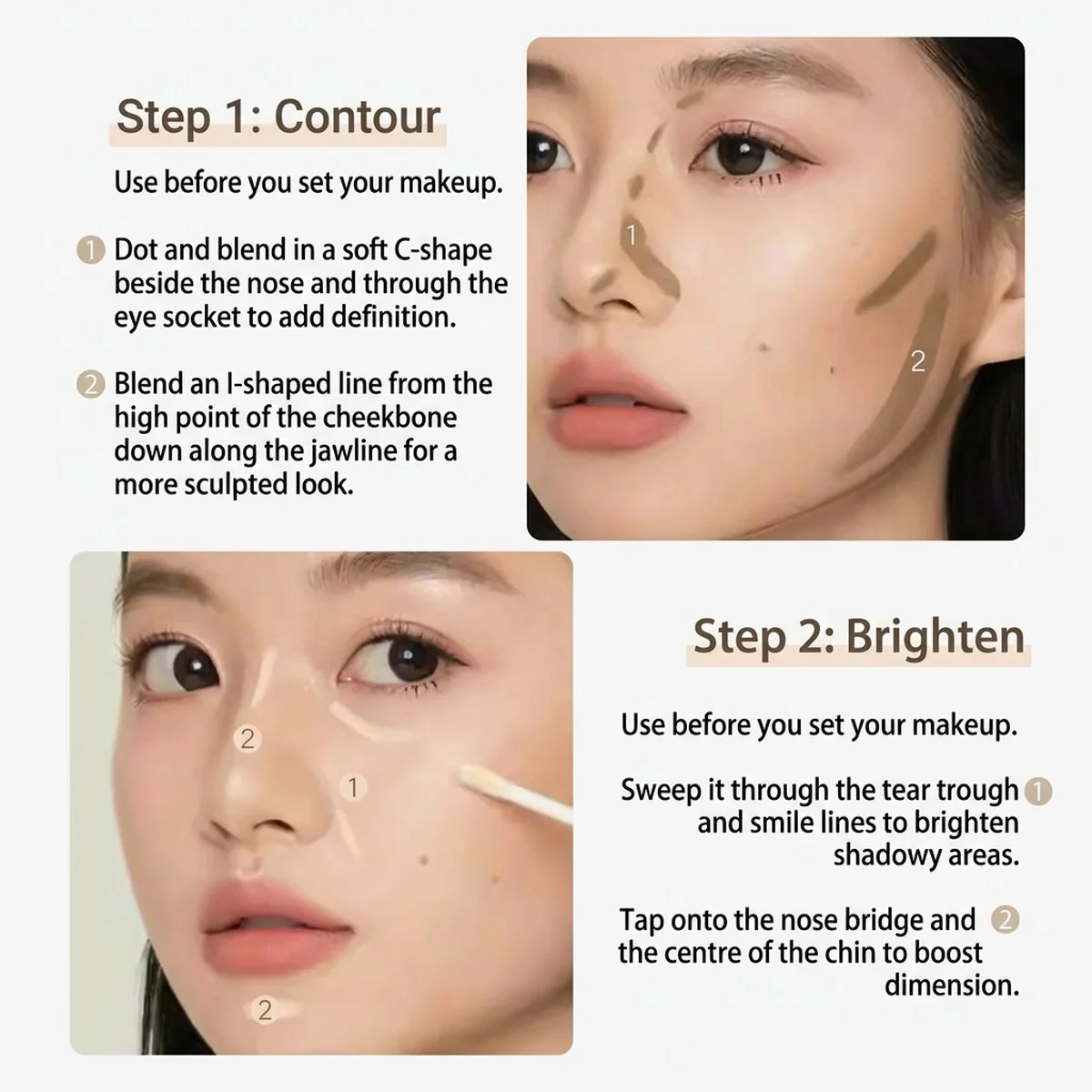 Judydoll Dual-Ended Highlighter and Contour Liquid #02 - Image 5