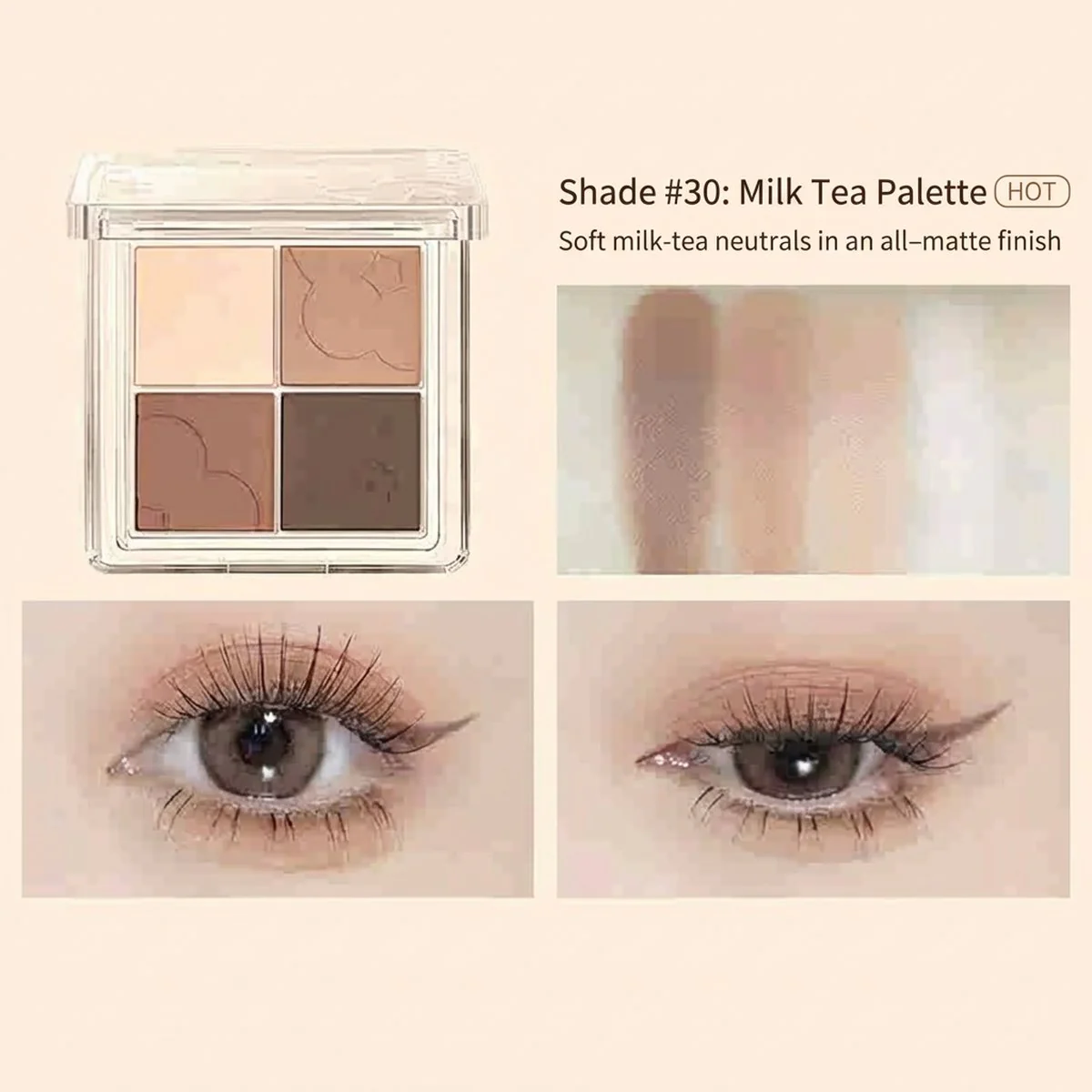 Judydoll Four-Color Eyeshadow Palette #30 - Image 2