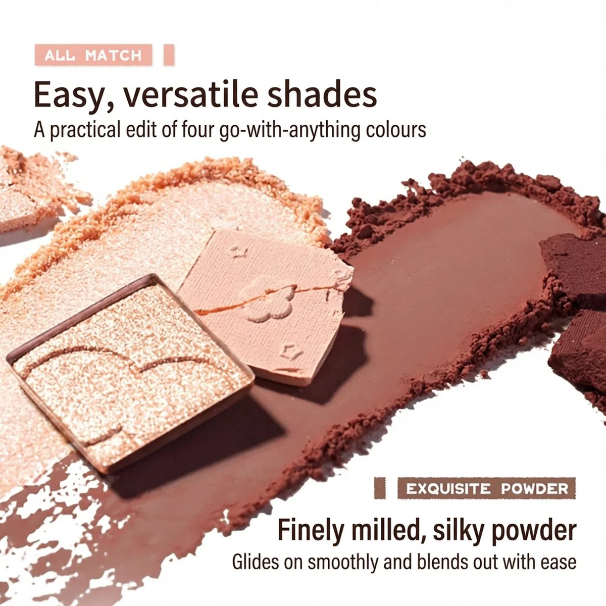 Judydoll Four-Color Eyeshadow Palette #30 - Image 4
