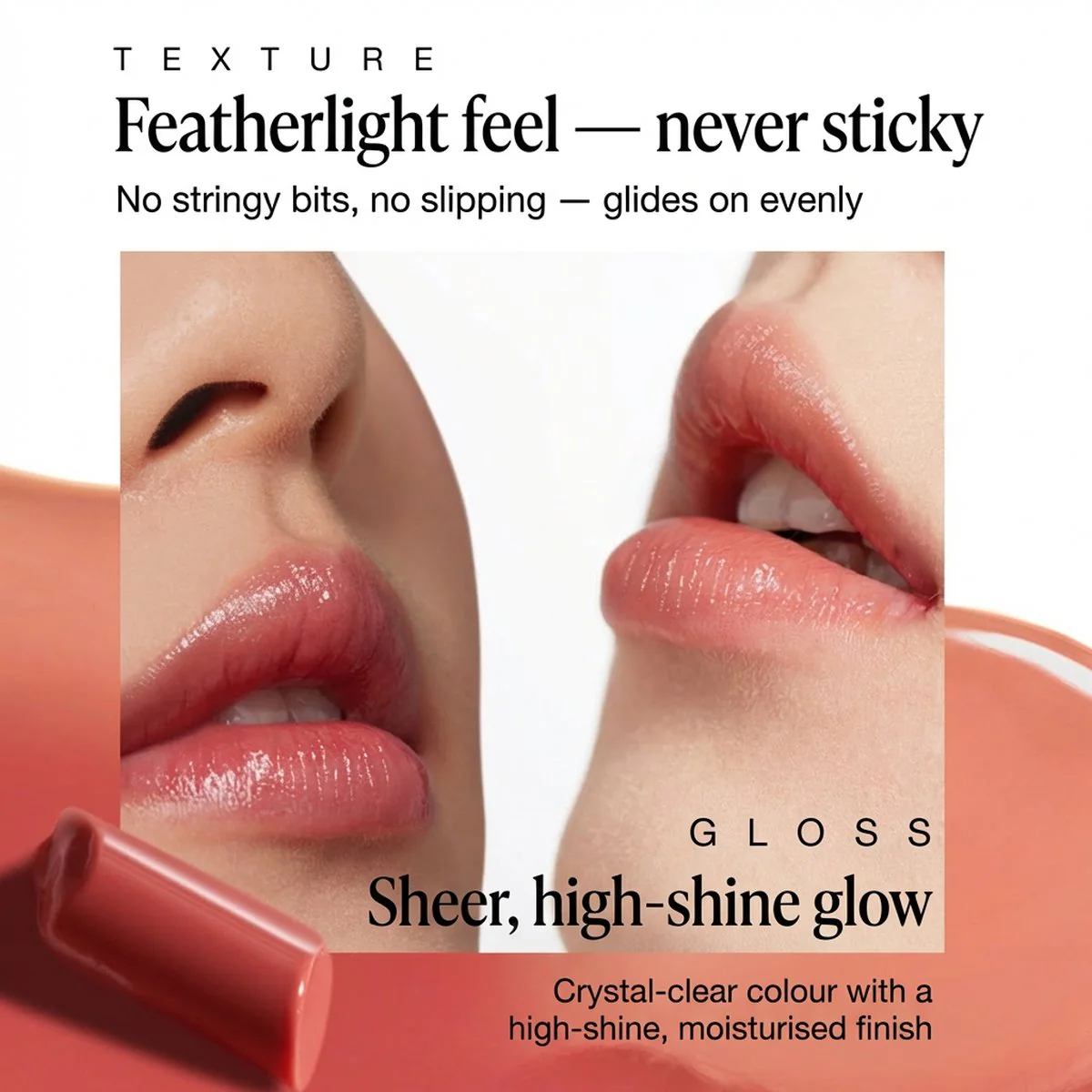 Judydoll Gloss Balm Stick 2.4g – Non-Sticky, Sheer Tint, Multiple Shades - Tinted Lip Balm Stick - Image 2
