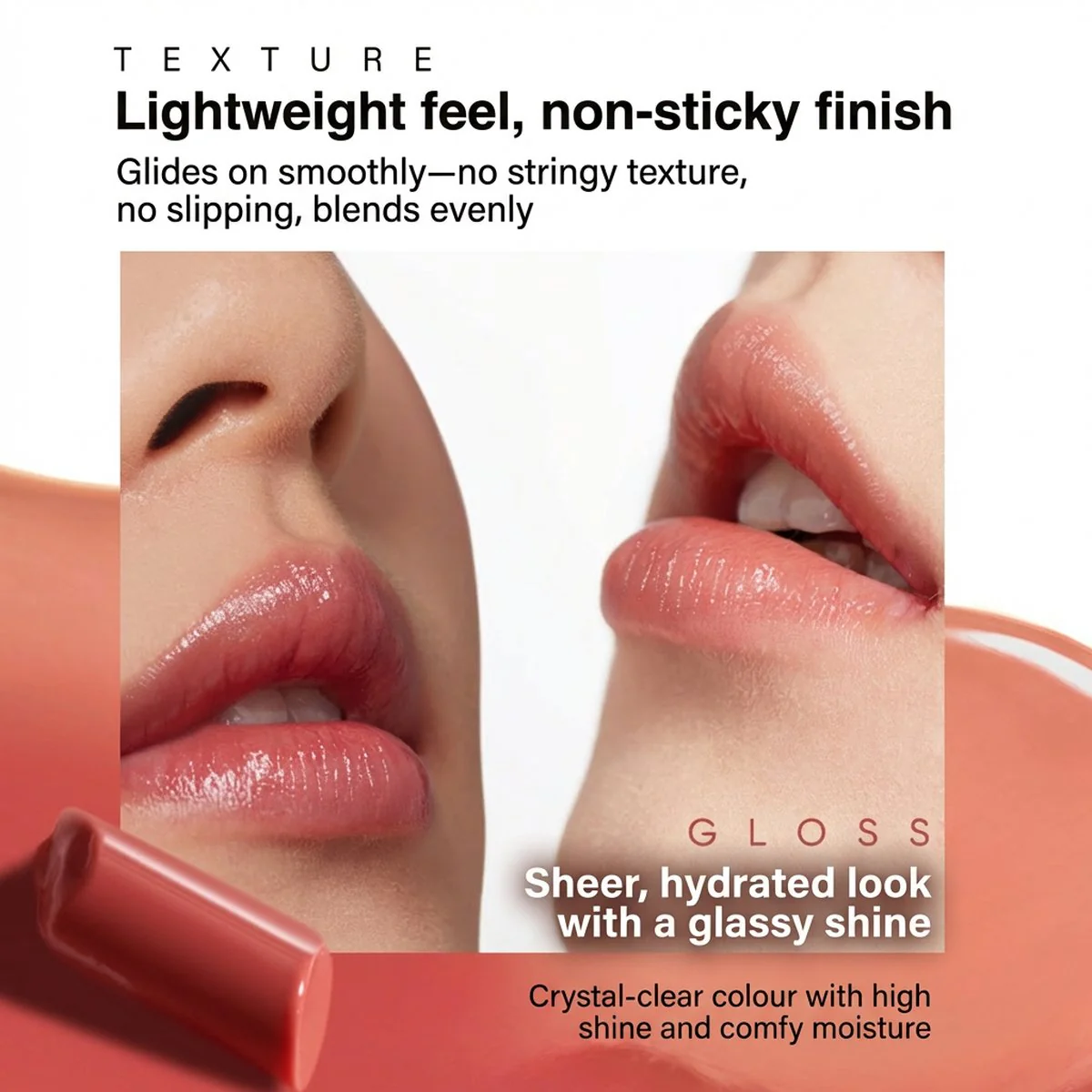 Judydoll Gloss Balm Stick 2.4g – Sheer, Non-Sticky Shine - Multiple Shades Available - Image 2