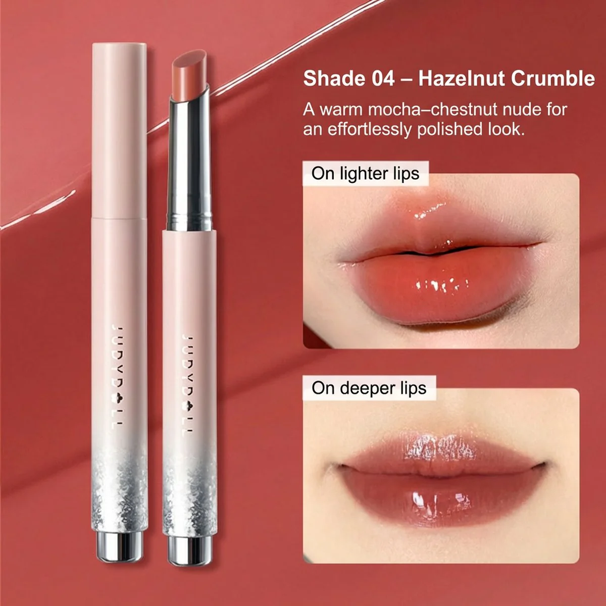 Judydoll Gloss Balm Stick 2.4g – Sheer, Non-Sticky Shine - Multiple Shades Available - Image 5