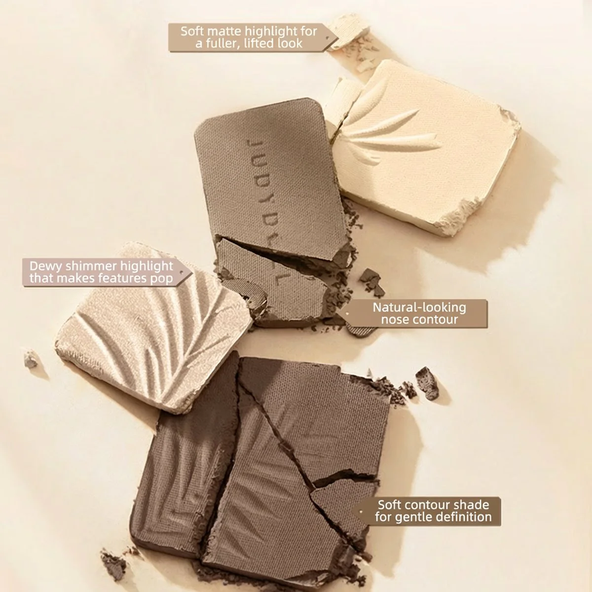 Judydoll Highlighter and Contour Face Palette 01 - Image 2