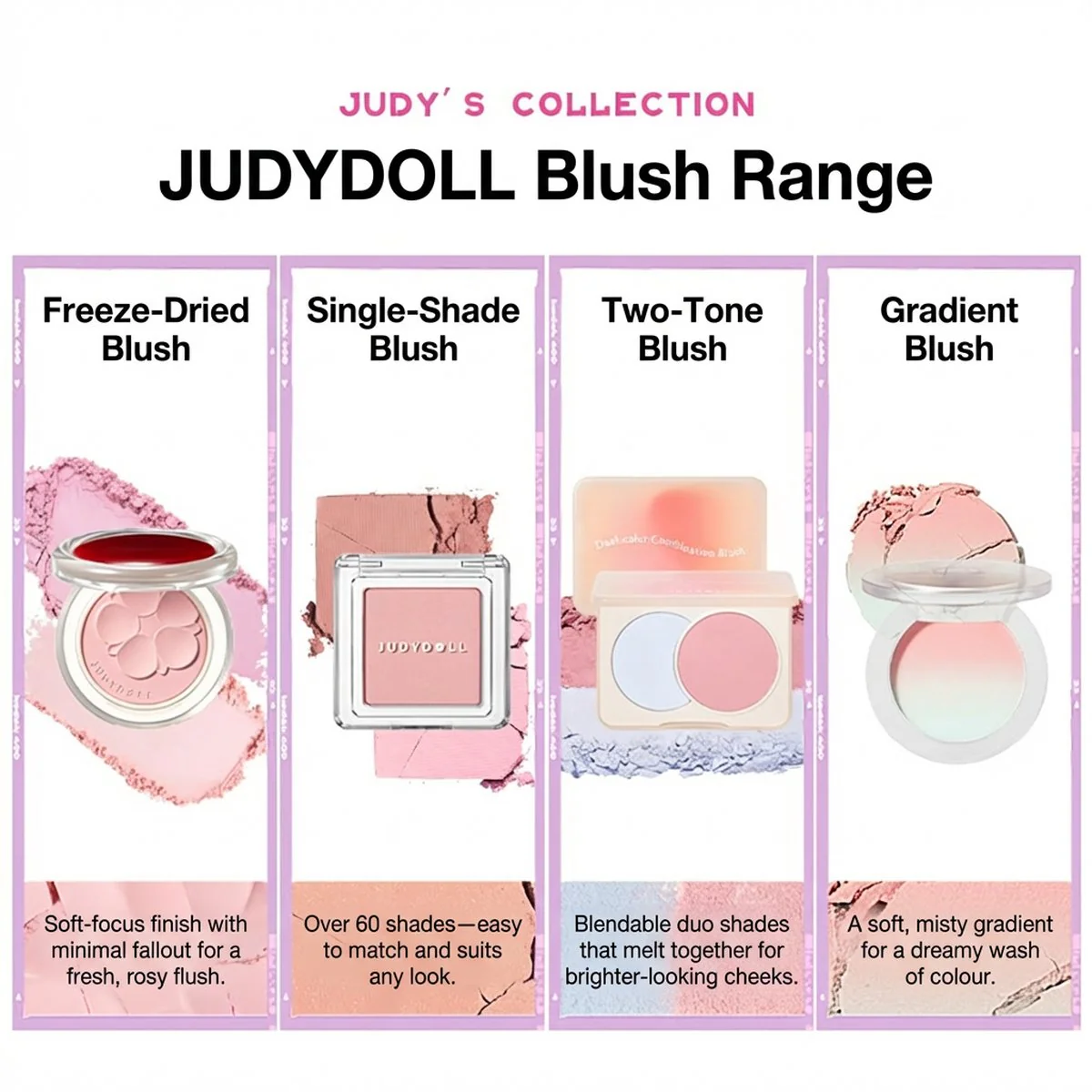 Judydoll Single Color Blush #03 - Image 3