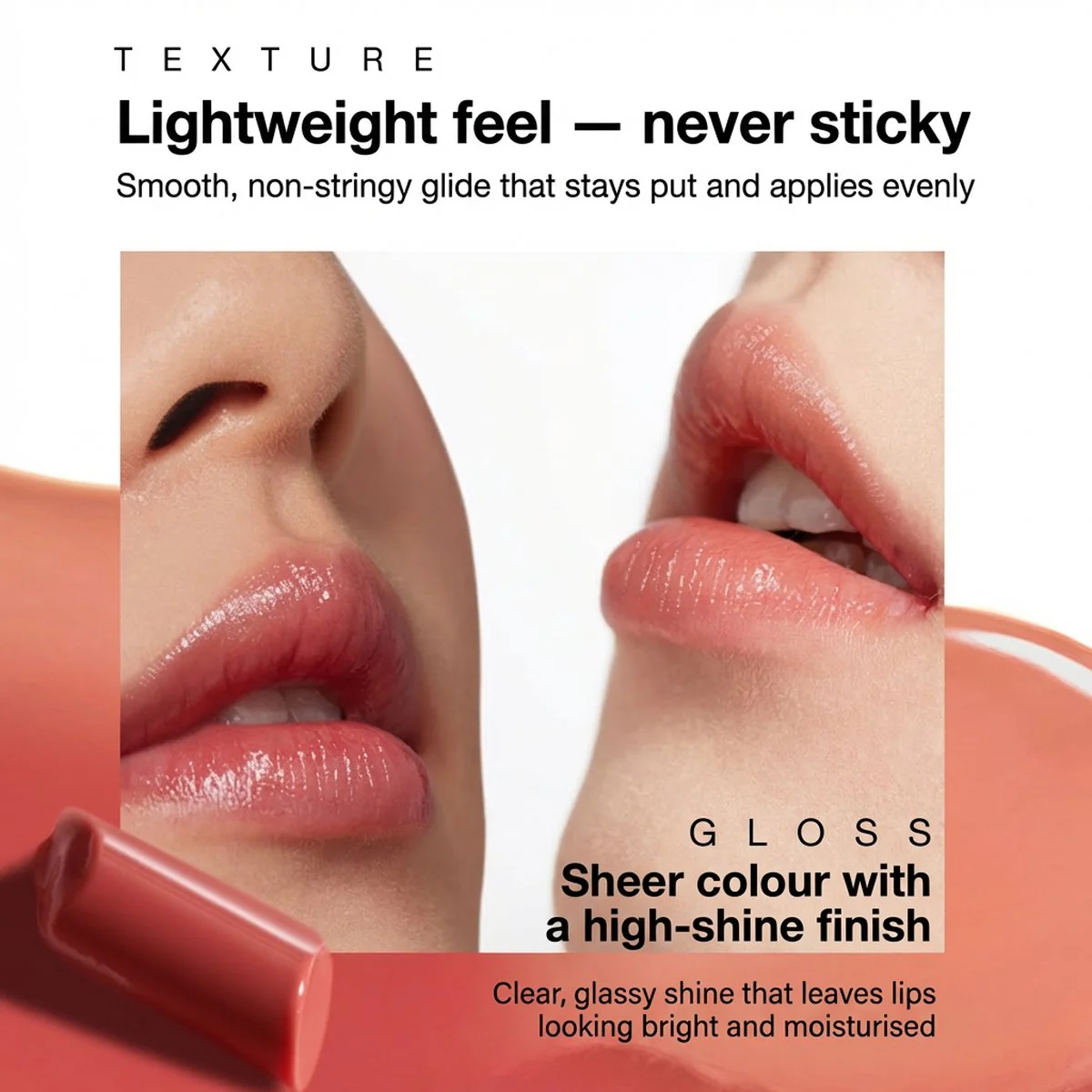 Judydoll Solid Lip Gloss Balm 2.4g - Sheer, Non-Sticky Shine, Multiple Shades - Image 2