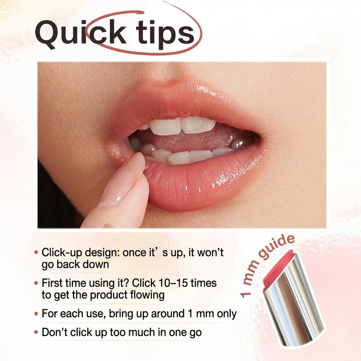 Judydoll Solid Lip Gloss Balm 2.4g - Sheer, Non-Sticky Shine, Multiple Shades - Image 4