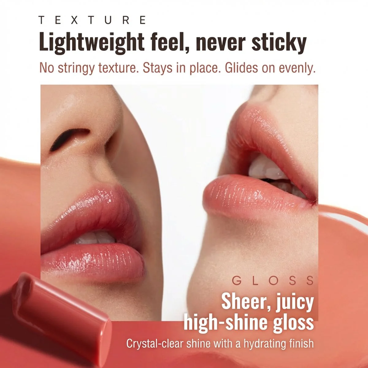 Judydoll Solid Lip Gloss Balm Stick 2.4g – Sheer, Non‑Sticky Finish (Multiple Shades Available) - Image 2