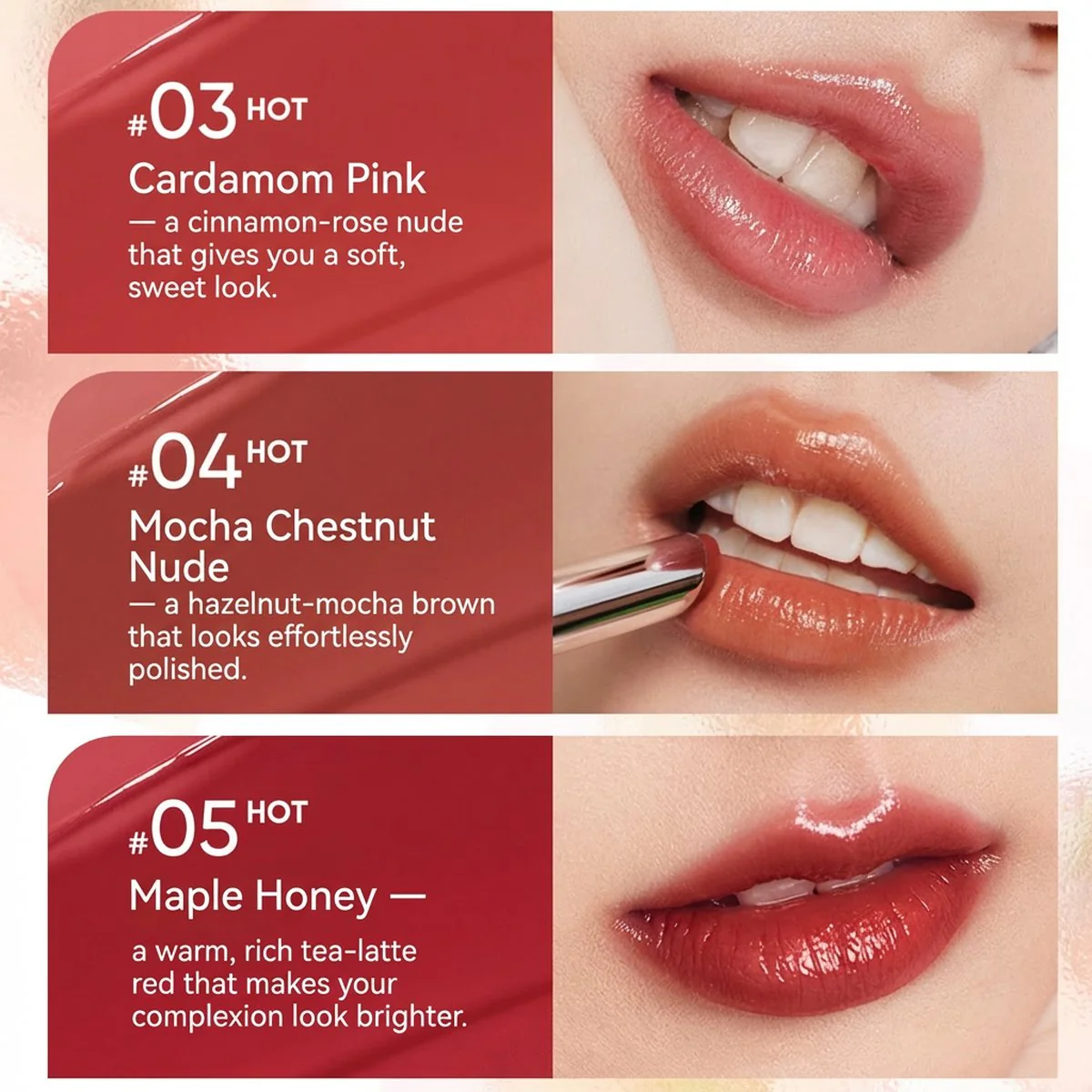 Judydoll Solid Lip Gloss Balm Stick 2.4g – Sheer, Non‑Sticky Finish (Multiple Shades Available) - Image 3