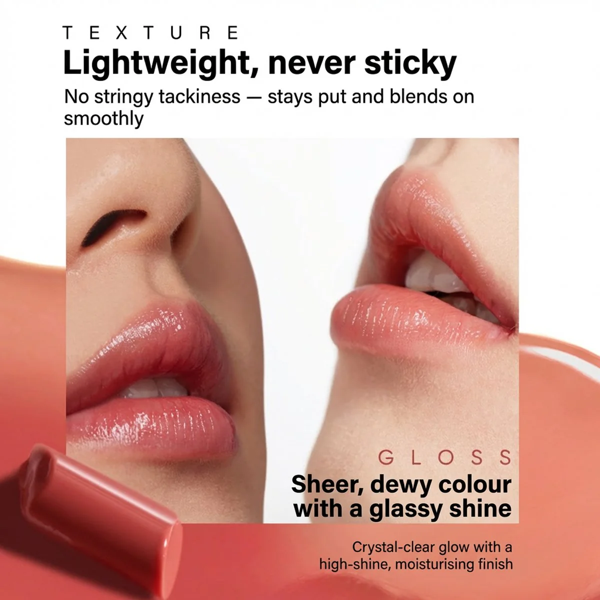 Judydoll Solid Lip Gloss Stick 2.4g - Tinted Lip Balm - Image 2