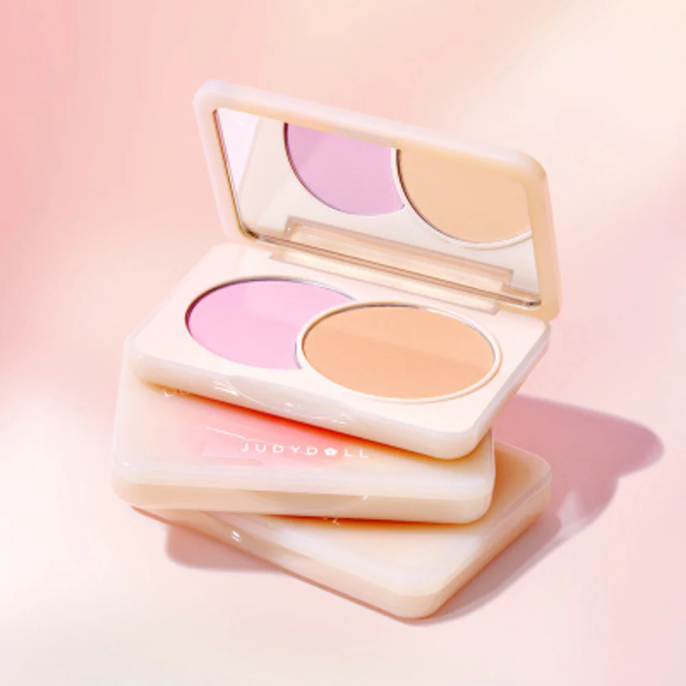 Judydoll Two-Tone Powder Blush 6g – 4 Shade Duos - Image 2